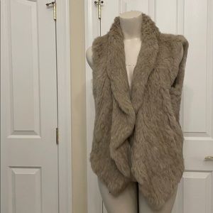 100% genuine Rabbit fur vest